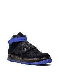 Baskets montantes en cuir noires Jordan