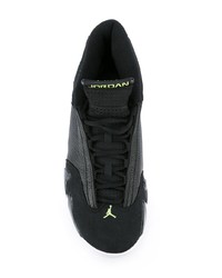 Baskets montantes en cuir noires Nike