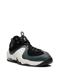 Baskets montantes en cuir noires Nike