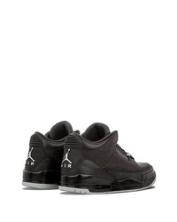 Baskets montantes en cuir noires Jordan