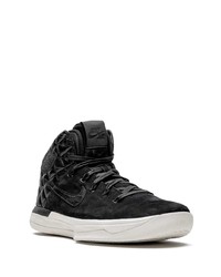 Baskets montantes en cuir noires Jordan