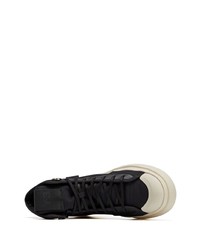 Baskets montantes en cuir noires Y-3