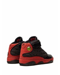 Baskets montantes en cuir noires Jordan