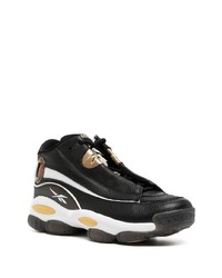 Baskets montantes en cuir noires Reebok