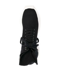 Baskets montantes en cuir noires Rick Owens DRKSHDW