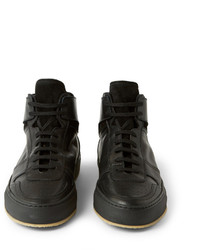 Baskets montantes en cuir noires Common Projects