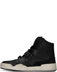 Baskets montantes en cuir noires Isabel Marant