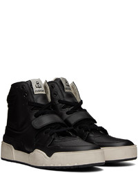 Baskets montantes en cuir noires Isabel Marant