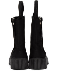 Baskets montantes en cuir noires Boris Bidjan Saberi