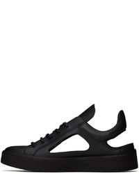 Baskets montantes en cuir noires At.Kollektive