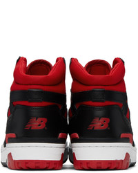 Baskets montantes en cuir noires New Balance