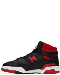 Baskets montantes en cuir noires New Balance