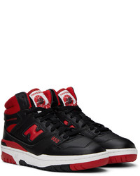 Baskets montantes en cuir noires New Balance