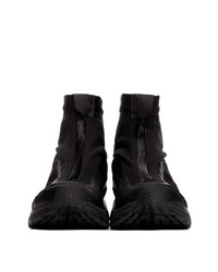 Baskets montantes en cuir noires 11 By Boris Bidjan Saberi