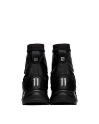 Baskets montantes en cuir noires 11 By Boris Bidjan Saberi