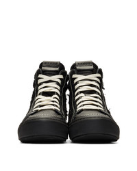 Baskets montantes en cuir noires Rhude