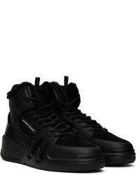 Baskets montantes en cuir noires Giuseppe Zanotti