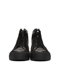 Baskets montantes en cuir noires Woman by Common Projects