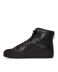 Baskets montantes en cuir noires Woman by Common Projects