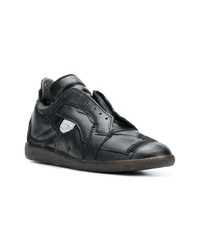 Baskets montantes en cuir noires Maison Margiela