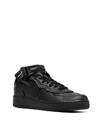 Baskets montantes en cuir noires Comme Des Garcons Homme Plus