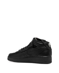 Baskets montantes en cuir noires Comme Des Garcons Homme Plus