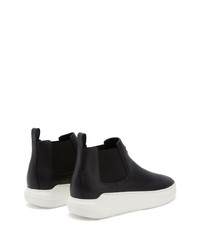 Baskets montantes en cuir noires Giuseppe Zanotti