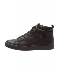 Baskets montantes en cuir noires Dockers by Gerli