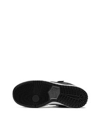 Baskets montantes en cuir noires Nike