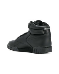 Baskets montantes en cuir noires Reebok