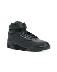 Baskets montantes en cuir noires Reebok