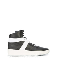 Baskets montantes en cuir noires Fear Of God