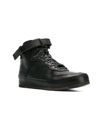 Baskets montantes en cuir noires Hender Scheme