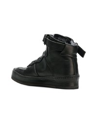 Baskets montantes en cuir noires Hender Scheme