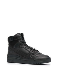 Baskets montantes en cuir noires Y-3