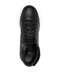 Baskets montantes en cuir noires Y-3