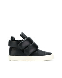 Baskets montantes en cuir noires Giuseppe Zanotti Design