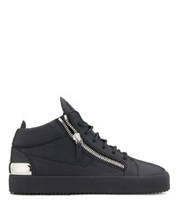 Baskets montantes en cuir noires Giuseppe Zanotti