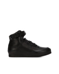 Baskets montantes en cuir noires Hender Scheme