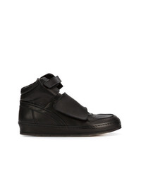 Baskets montantes en cuir noires Hender Scheme