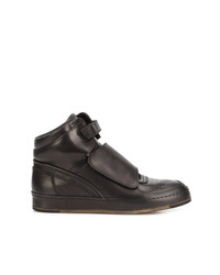 Baskets montantes en cuir noires Hender Scheme