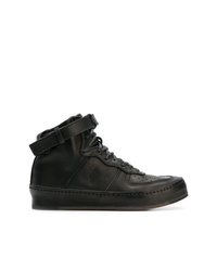 Baskets montantes en cuir noires Hender Scheme