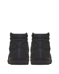 Baskets montantes en cuir noires Saint Laurent