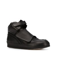 Baskets montantes en cuir noires Hender Scheme