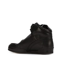 Baskets montantes en cuir noires Hender Scheme