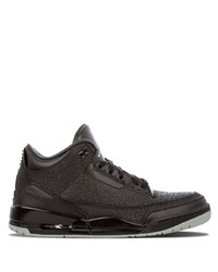 Baskets montantes en cuir noires Jordan