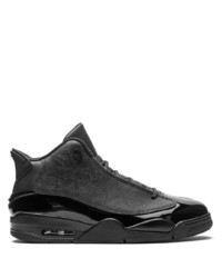 Baskets montantes en cuir noires Jordan