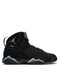 Baskets montantes en cuir noires Jordan