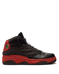 Baskets montantes en cuir noires Jordan