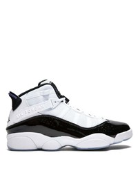 Baskets montantes en cuir noires Jordan